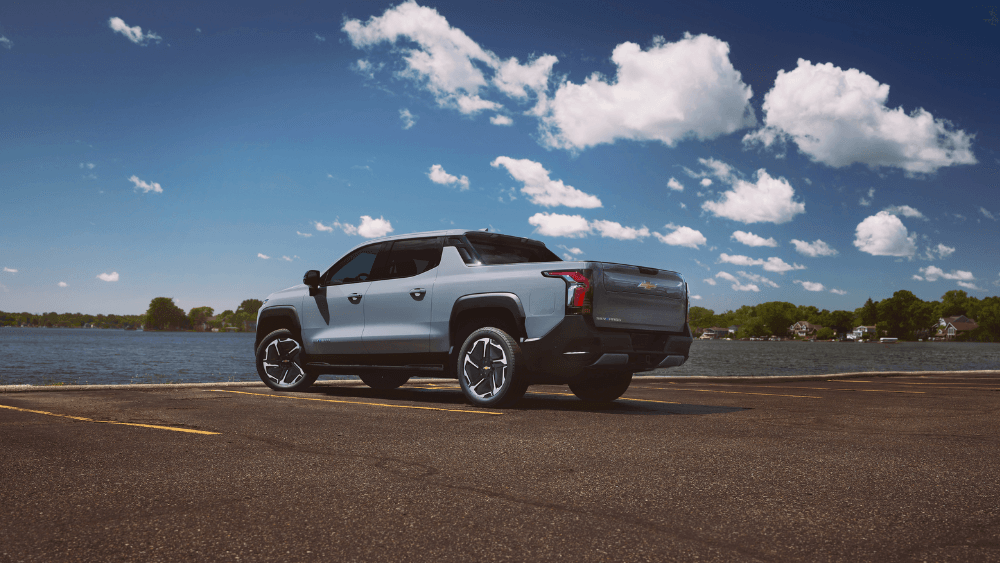 Grey 2025 Chevrolet Silverado EV LT