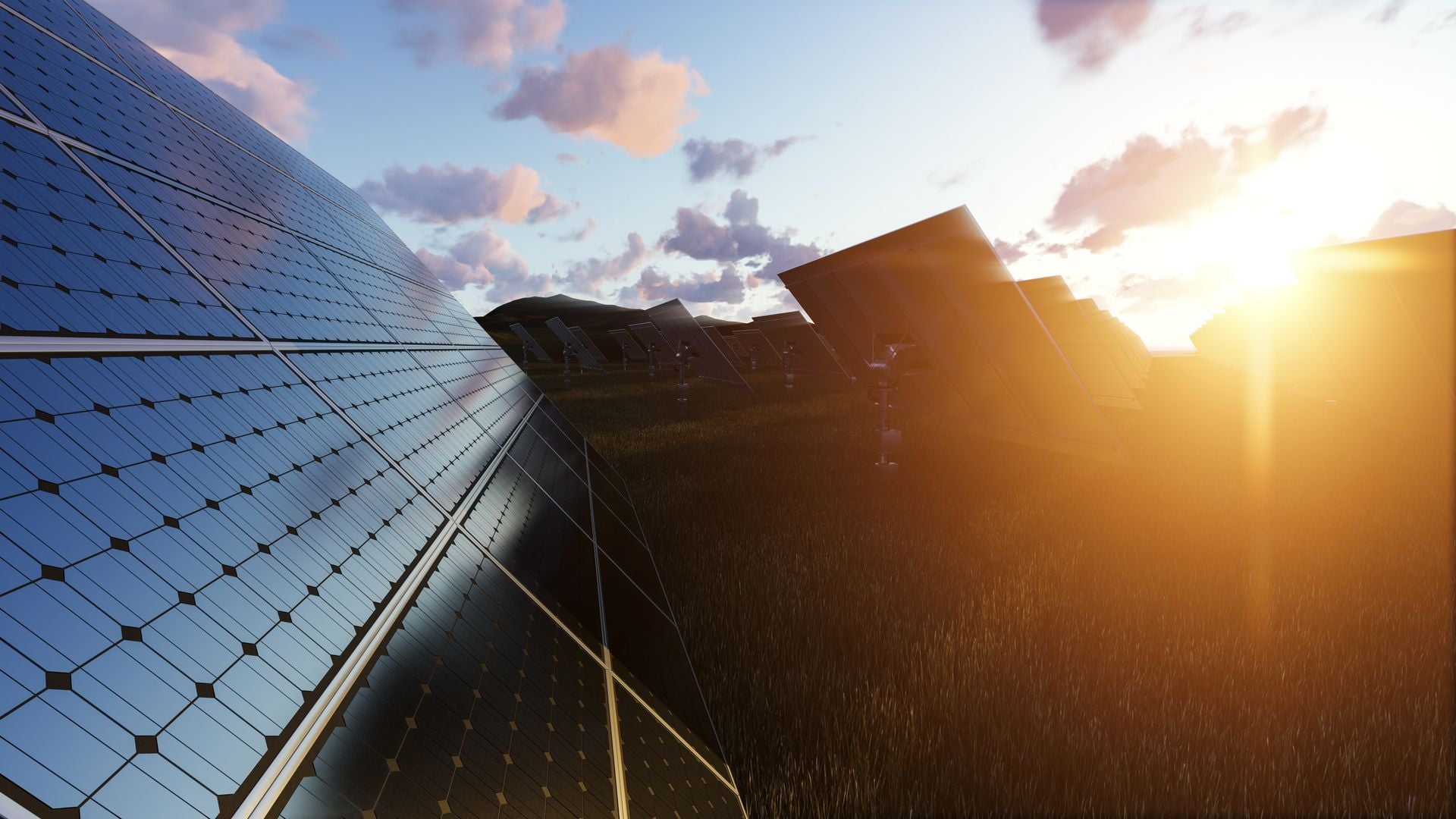 Solar panels renewable energy